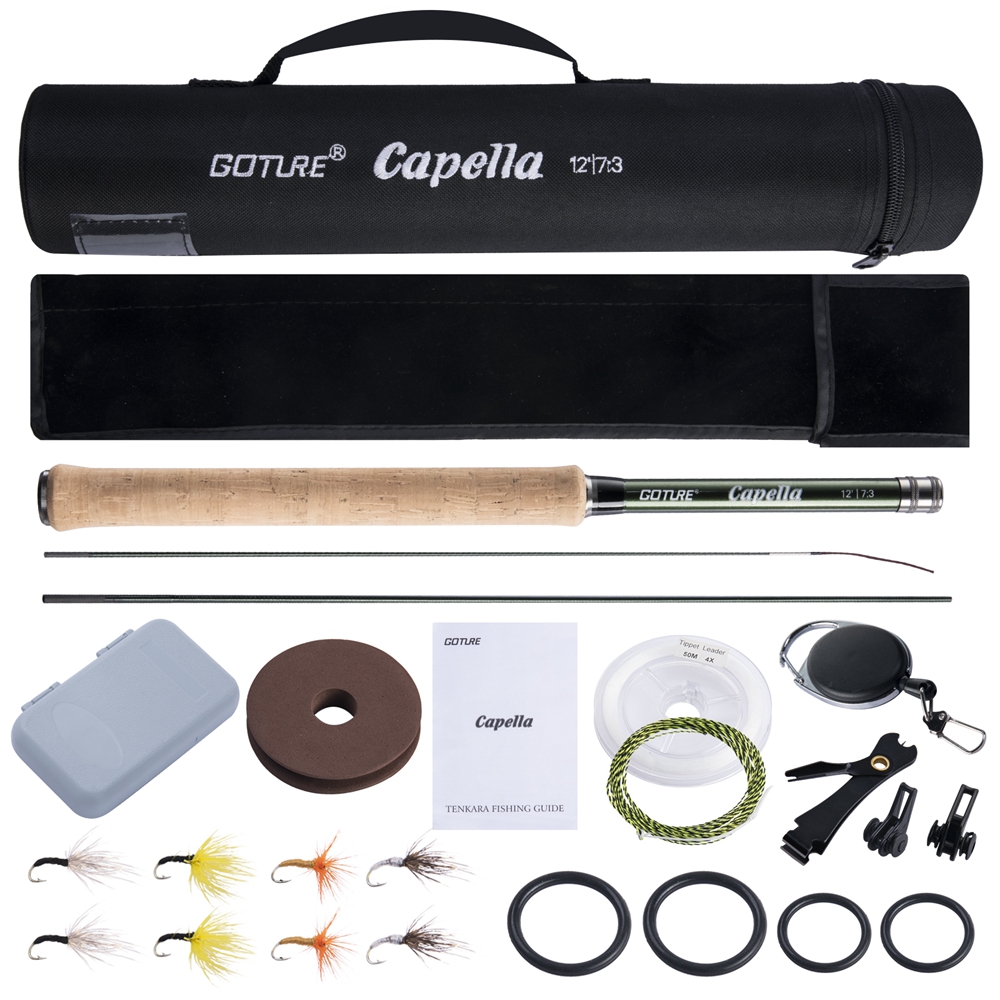 Fishing Rod Combo - Goture Tenkara Joran Pancing Terbang Kombo