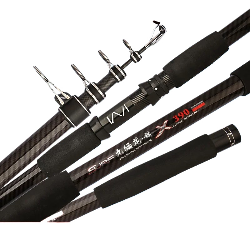 Fishing Rod Surf - Joran Pancing Teleskopik 3.6M-4.5M Karbon Portabel