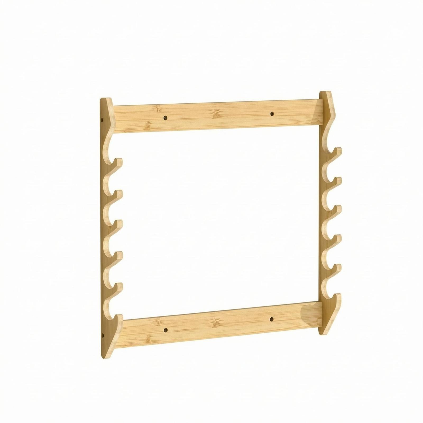 Rak Pancing Kayu Gantung Dindi - Fishing Rod Rack ulasan dan harga