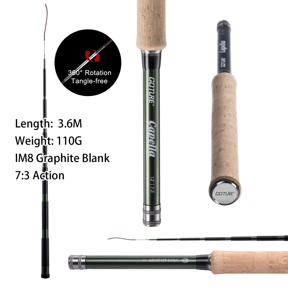 Goture Set joran pancing Tenka - Fishing Rod Combo ulasan dan harga