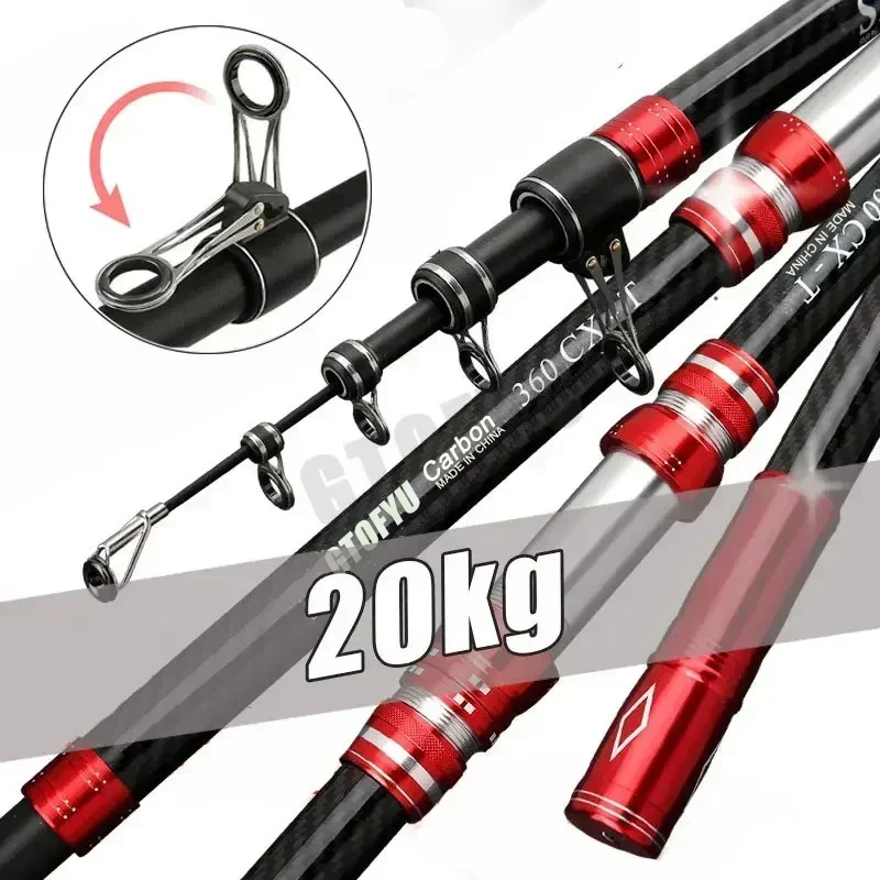 Joran Pancing Teleskopik 2.7M  - Fishing Rod Surf ulasan dan harga